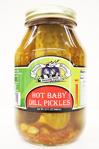 Amish Wedding Hot Baby Dill Pickles