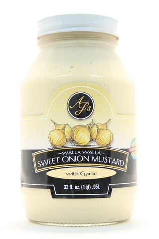 AJ's Walla Walla Sweet Onion Mustard with Garlic