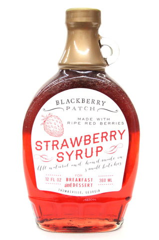 Blackberry Patch Red Ripe Strawberry Syrup