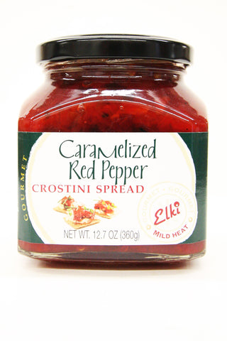 Elki Caramelized Red Pepper Crostini Spread