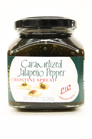 Elki Caramelized Jalapeño Pepper Crostini Spread