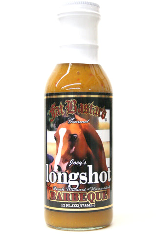 Fat Bastard Joey's Longshot Hot Peach Mustard Horseradish BBQ Sauce