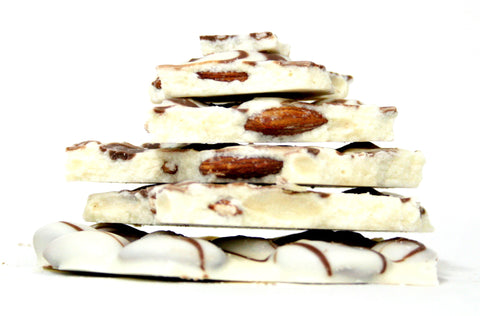 White Chocolate Almond Bark