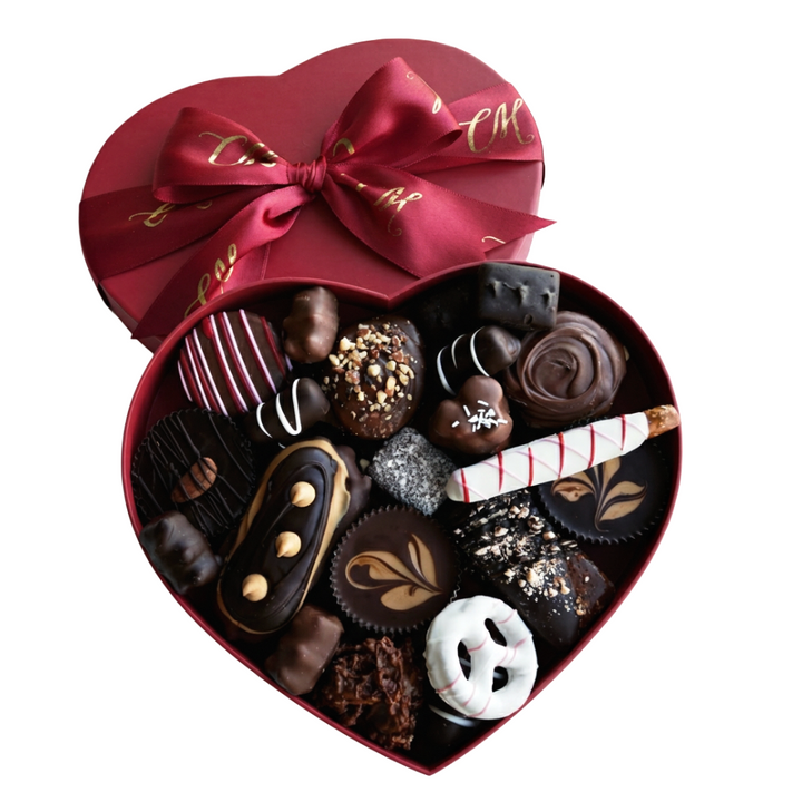 CM- Assorted Specialty Chocolates in Heart-Shaped Box