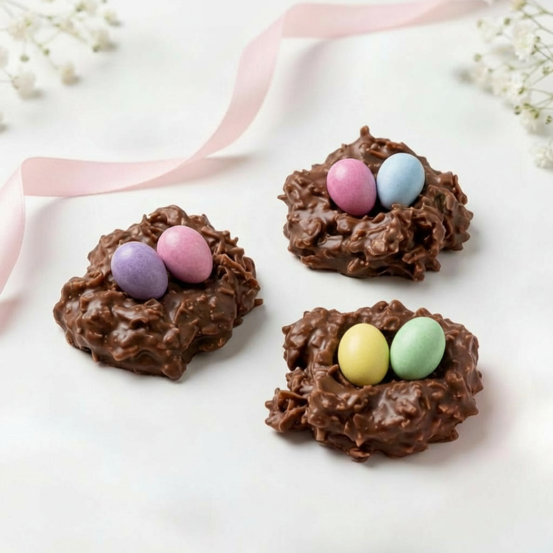Chocolate Coconut Easter Nests