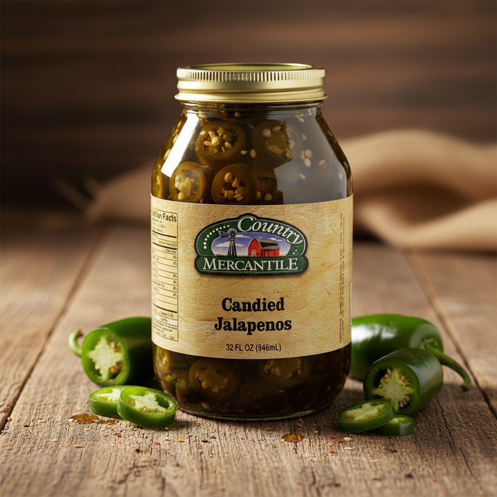 Country Mercantile - Candied Jalapenos (16 oz)