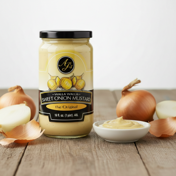 AJ's - Walla Walla Sweet Onion Mustard Original 16 oz.