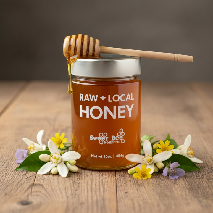 Sweet Bee Honey Co. - Orange Blossom Raw Local Honey