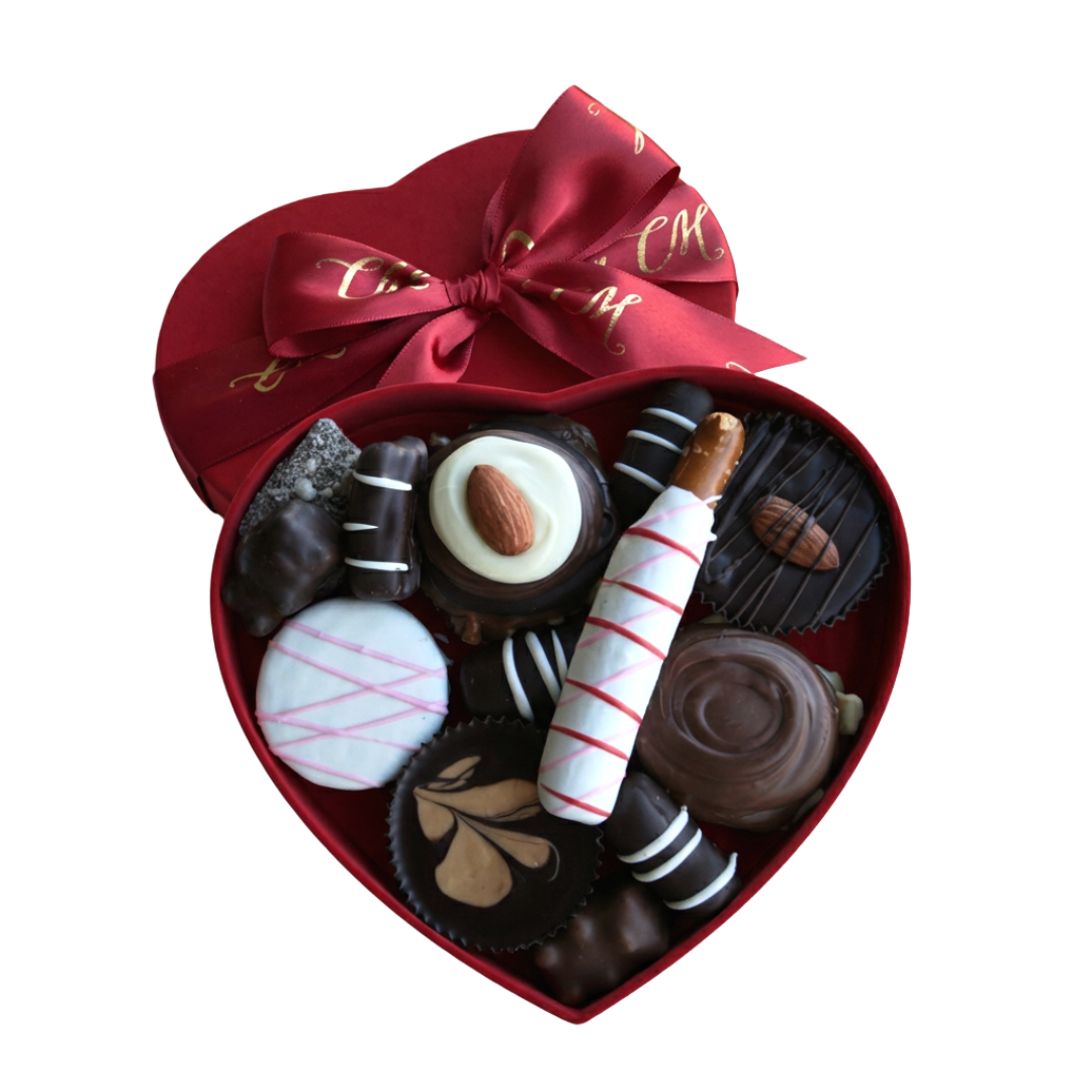 CM- Assorted Specialty Chocolates in Heart-Shaped Box