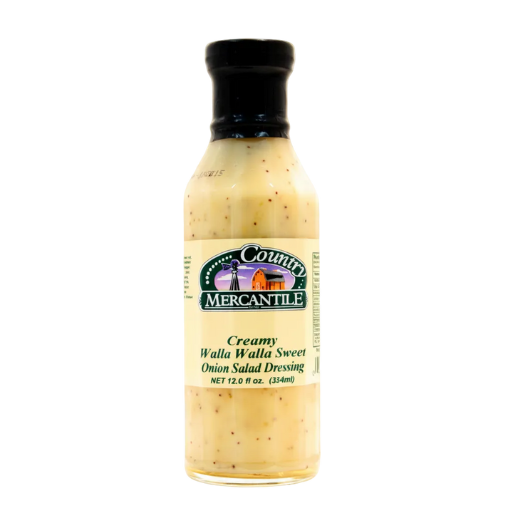 Country Mercantile - Aderezo cremoso de cebolla dulce para ensaladas de Walla Walla