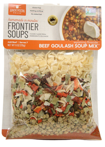 Anderson Home Frontier Soups Wyoming Fireside Beef Goulash Soup Mix