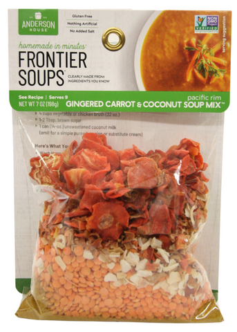 Anderson House Frontier Soups Pacific Rim Gingered Carrot & Coconut Soup Mix