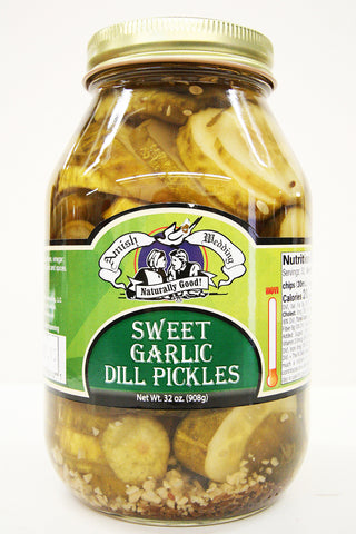 Amish Wedding Sweet Garlic Dill Pickles
