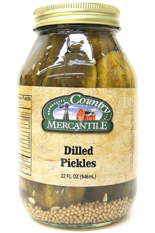 Country Mercantile Dilled Pickles 32 oz