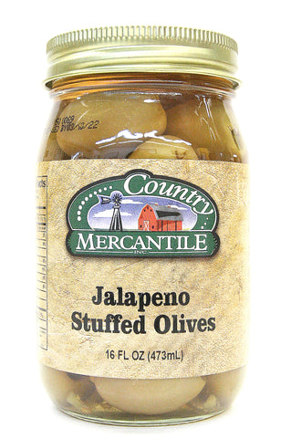 Country Mercantile Jalapeño Stuffed Olives