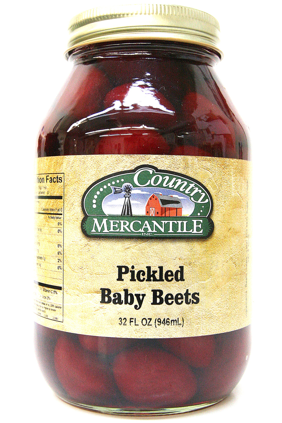 Remolachas baby en escabeche Country Mercantile, 32 oz