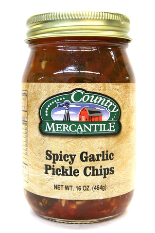 Country Mercantile Spicy Garlic Pickle Chips