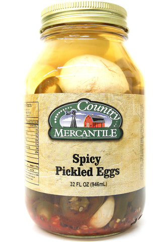 Country Mercantile Spicy Pickled Eggs 32 oz
