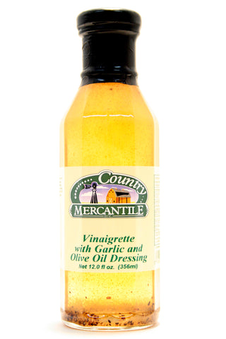 Country Mercantile Vinaigrette with Garlic & Olive Oil Dressing - Net Wt. 12 oz.