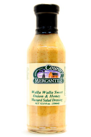 Country Mercantile Walla Walla Sweet Onion & Honey Mustard Salad Dressing - Net Wt. 12 oz.