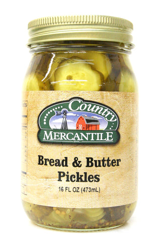 Country Mercantile Breead & Butter Pickles 16 oz