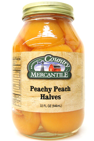 Country Mercantile Peachy Peach Halves