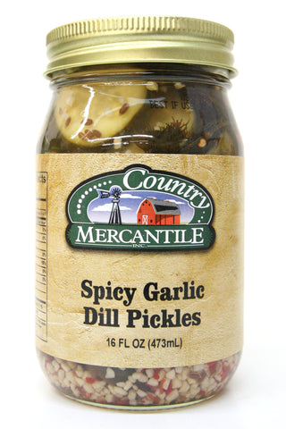 Country Mercantile Spicy Garlic Dill Pickles