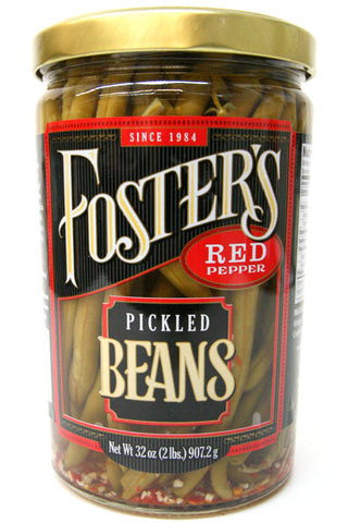 Foster's Red Pepper Pickled Beans 32 oz.