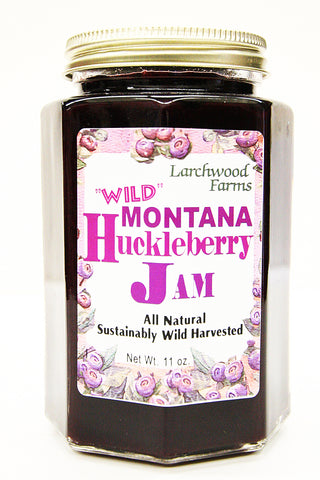 Larchwood Farms Wild Montana Huckleberry Jam