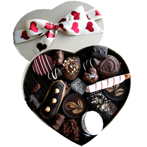 Assorted Specialty Chocolates in Heart-Shaped Box
