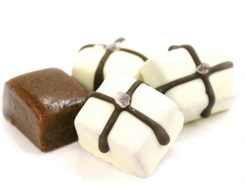 White Chocolate Seasalt Caramels